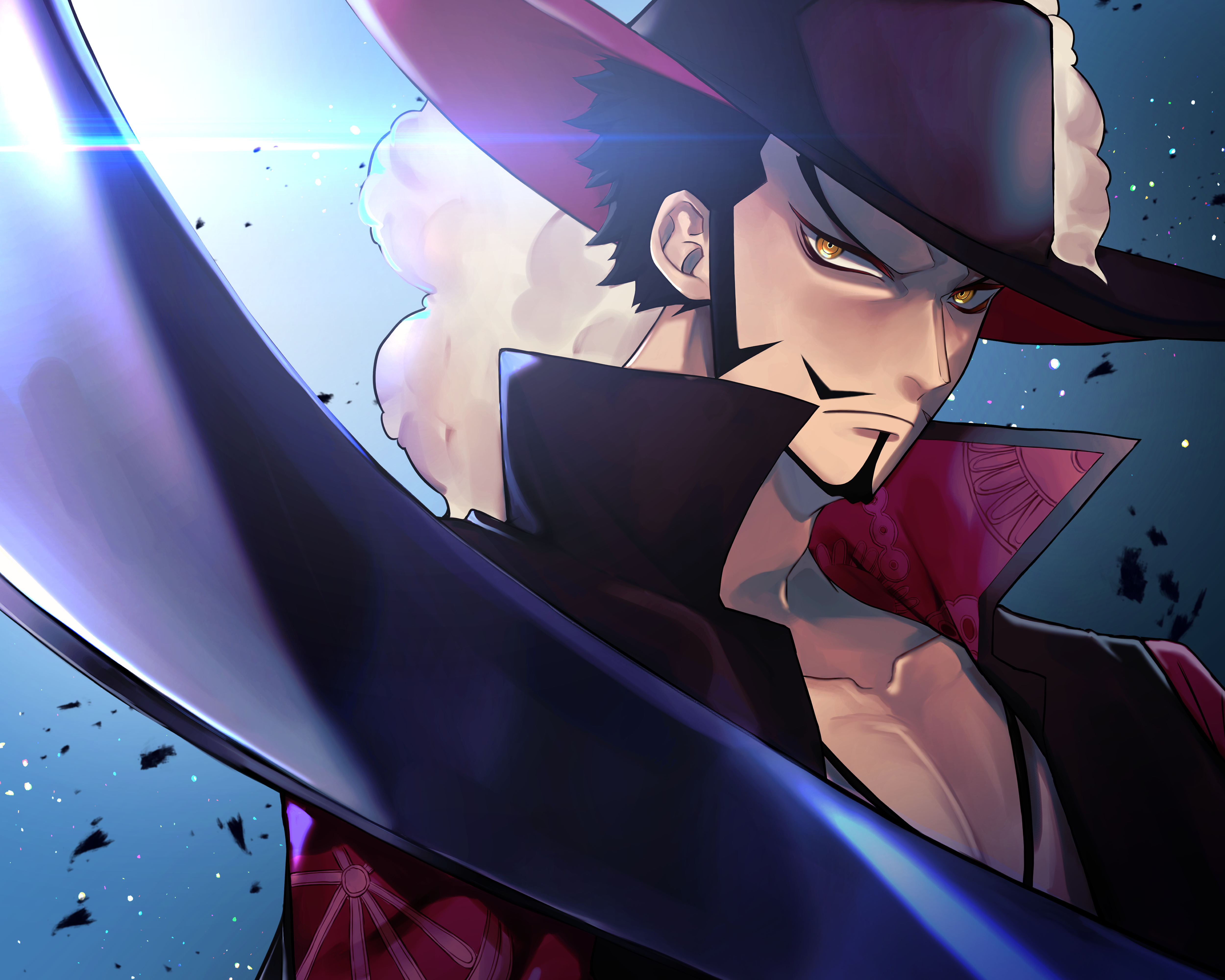 Dracule Mihawk ❌  One piece manga, One piece series, One peice anime