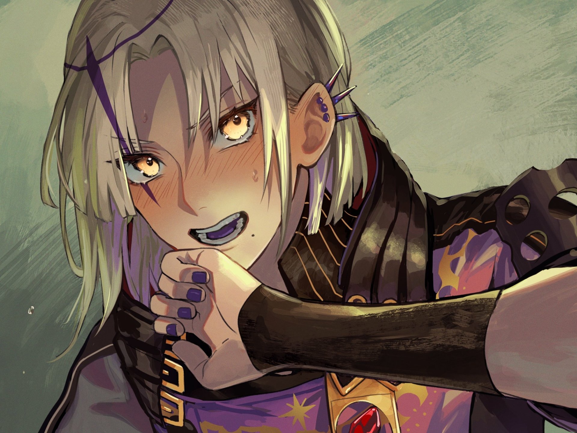 Download Holostars Magni Dezmond Anime Virtual Youtuber HD Wallpaper