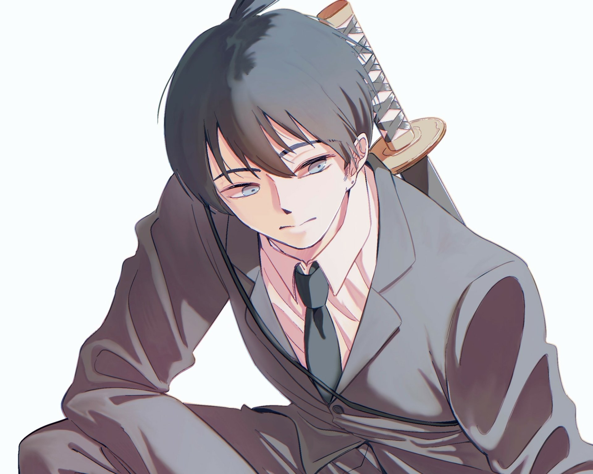 Download Aki Hayakawa Anime Chainsaw Man HD Wallpaper by 森中アイスケ