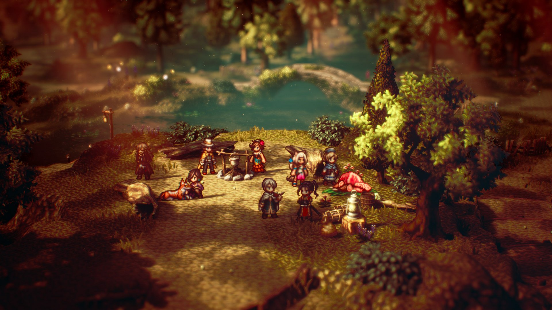 Download Video Game Octopath Traveler II HD Wallpaper