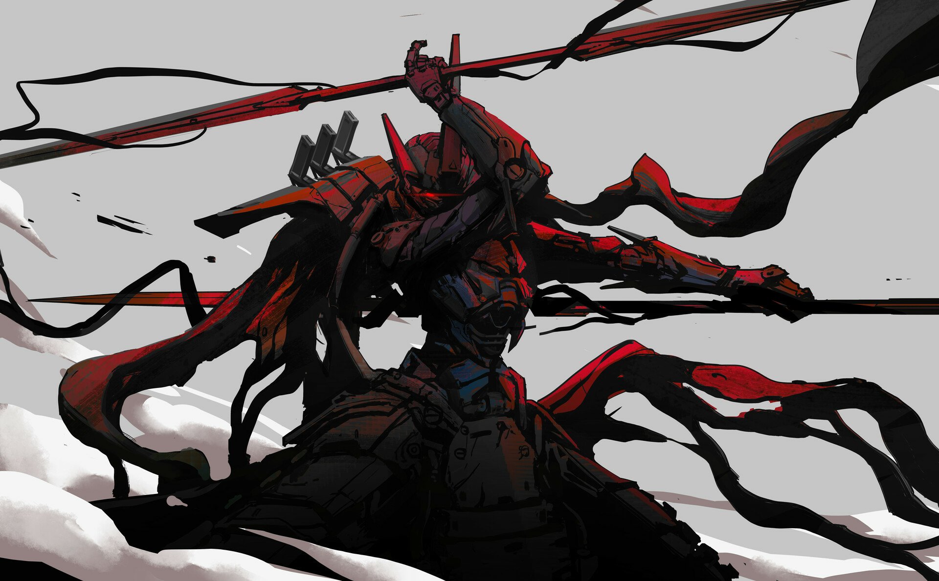 Download Sci Fi Robot HD Wallpaper by paopao Xun