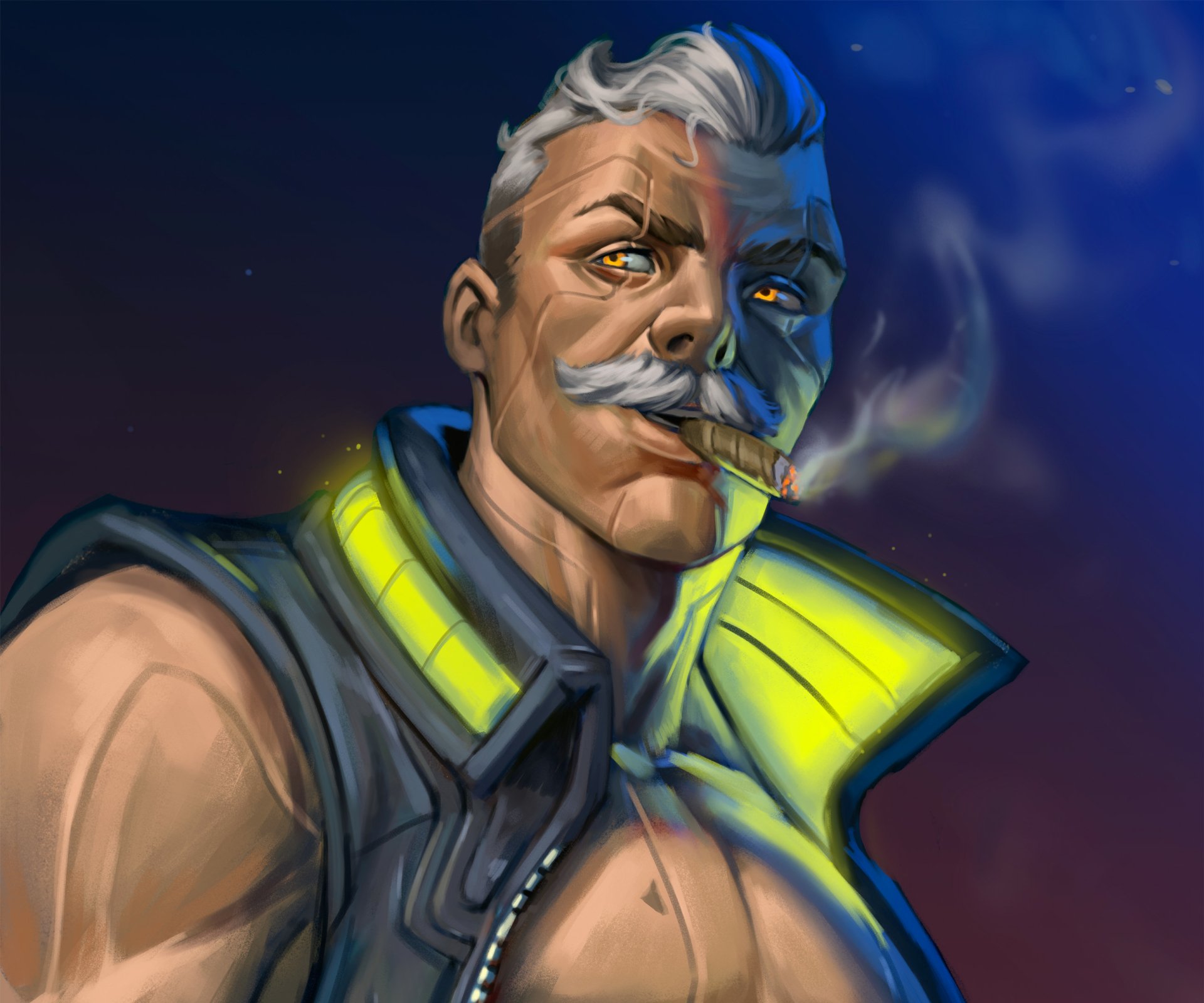 Download Anime Cyberpunk: Edgerunners HD Wallpaper by Asbjørn Hessellund