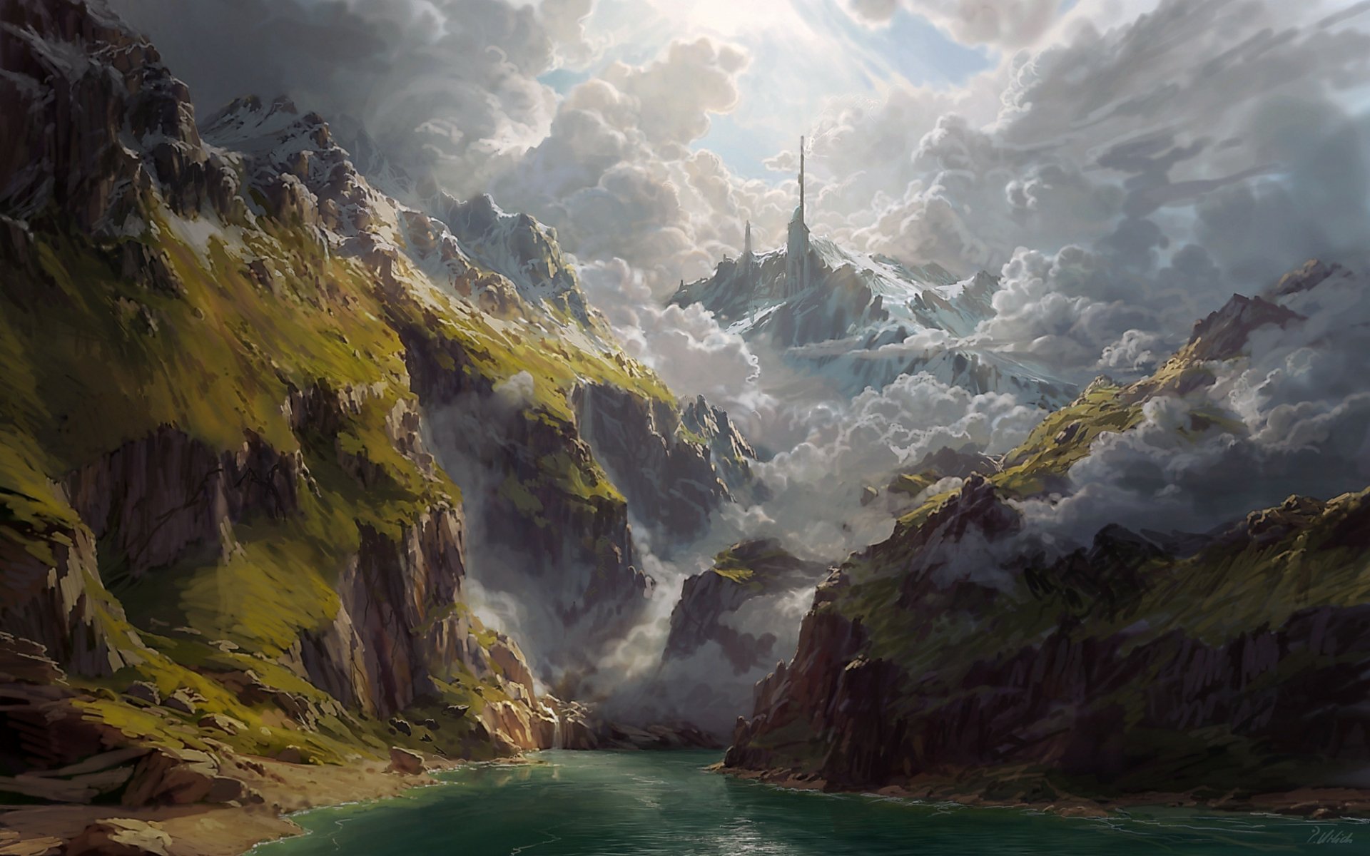 Fantasy Landscape HD Wallpaper by Philipp A. Urlich