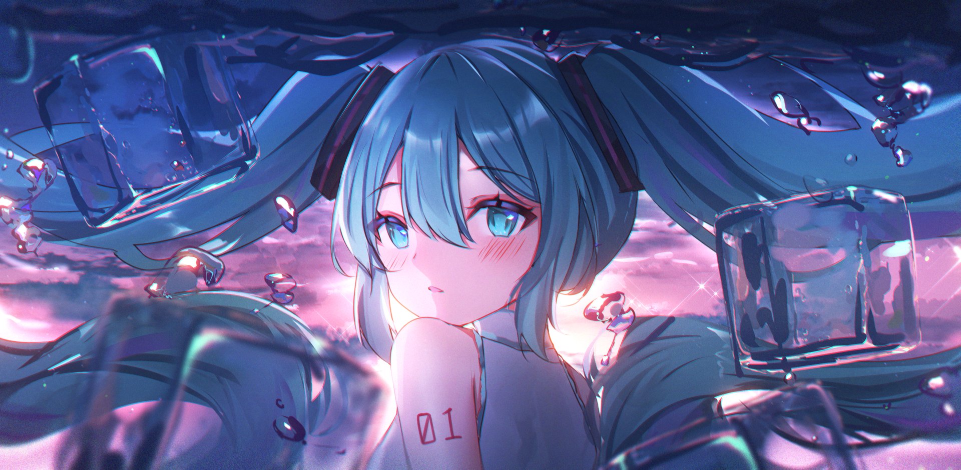 Download Hatsune Miku Anime Vocaloid HD Wallpaper