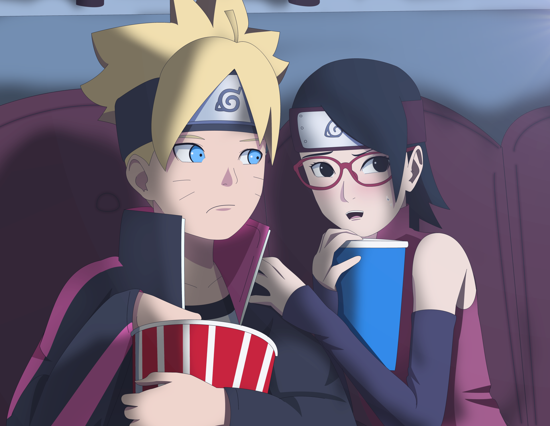 Download Sarada Uchiha Boruto Uzumaki Anime Boruto 4k Ultra HD Wallpaper by OptiMystic