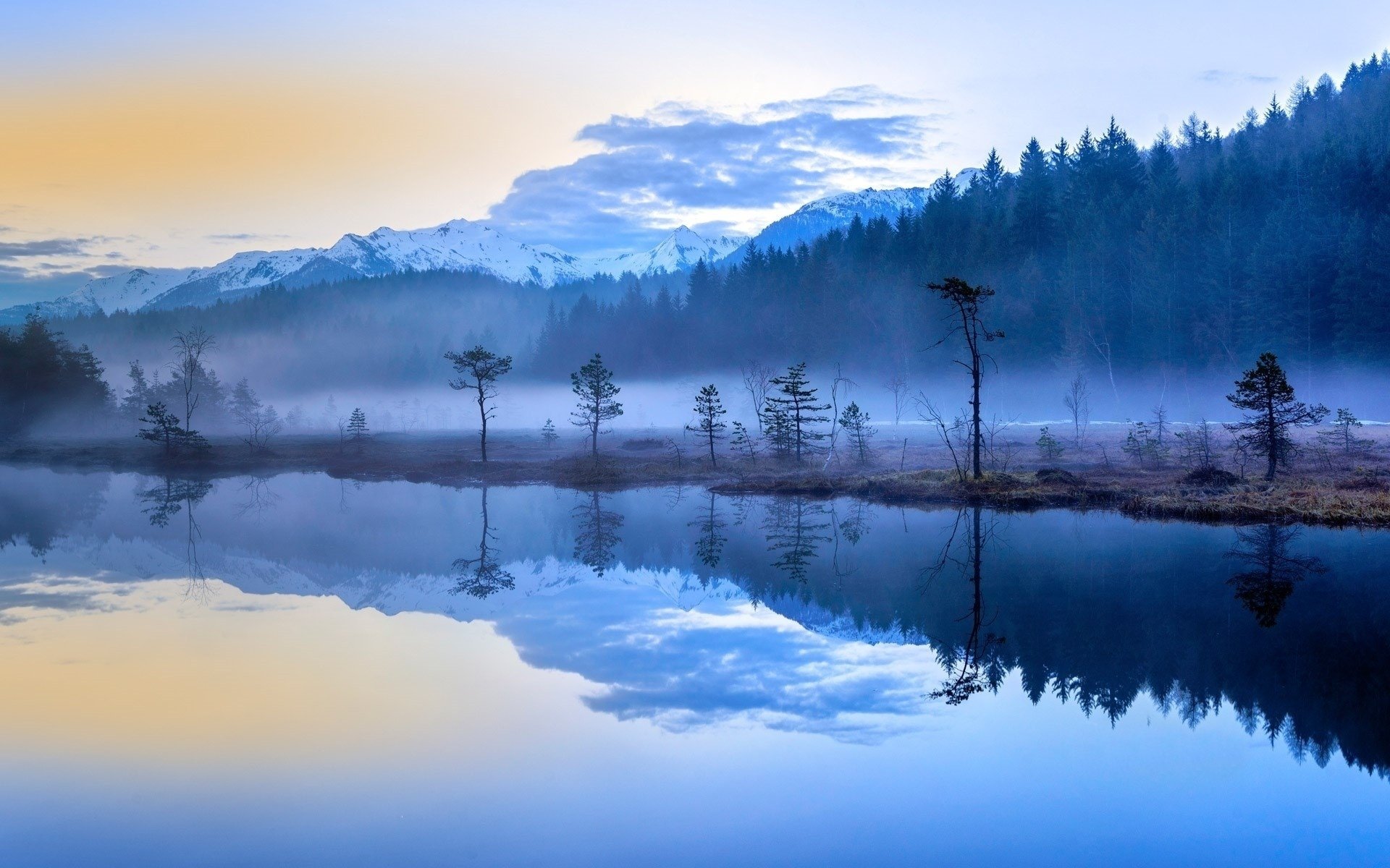 Download Reflection Nature Lake HD Wallpaper | 1920x1200 | Wallpaper Abyss