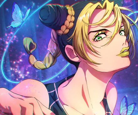 Jolyne Cujoh Stone Ocean (Jojo's Bizarre Adventure) Anime Jojo's Bizarre Adventure HD Desktop Wallpaper | Background Image