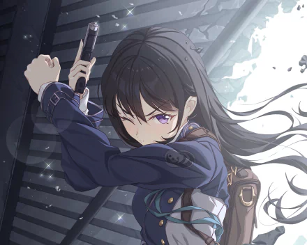 Takina Inoue Anime Lycoris Recoil HD Desktop Wallpaper | Background Image