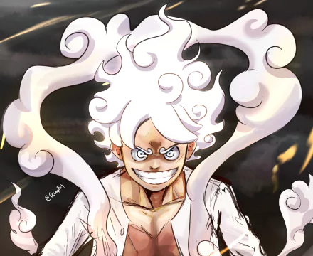 Gear 5 (One Piece) Monkey D. Luffy Anime One Piece HD Desktop Wallpaper | Background Image