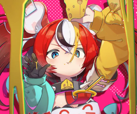 hololive Hakos Baelz Anime Virtual Youtuber HD Desktop Wallpaper | Background Image