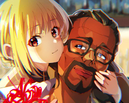 Mika (Lycoris Recoil) Chisato Nishikigi Anime Lycoris Recoil HD Desktop Wallpaper | Background Image