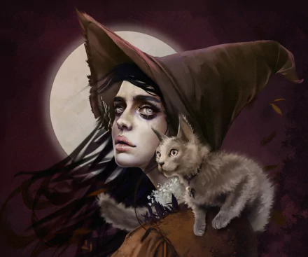 fantasy witch HD Desktop Wallpaper | Background Image