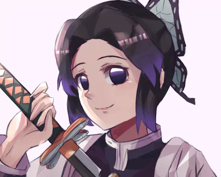 Shinobu Kochou Anime Demon Slayer: Kimetsu no Yaiba HD Desktop Wallpaper | Background Image