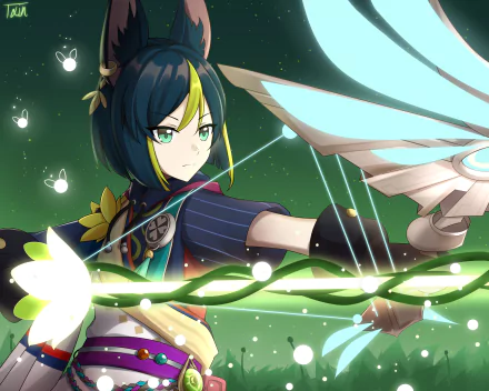 Tighnari (Genshin Impact) video game Genshin Impact HD Desktop Wallpaper | Background Image