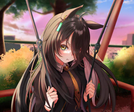 Manhattan Café Anime Uma Musume: Pretty Derby HD Desktop Wallpaper | Background Image