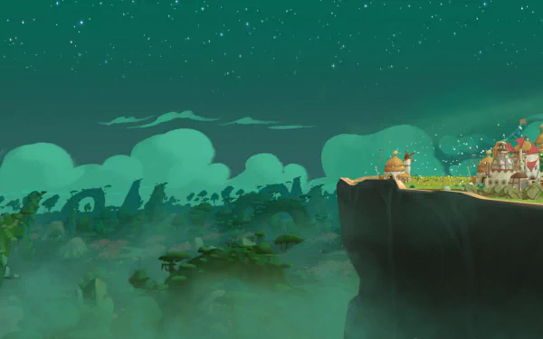 video game The Wandering Village HD Desktop Wallpaper | Background Image