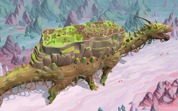 video game The Wandering Village HD Desktop Wallpaper | Background Image