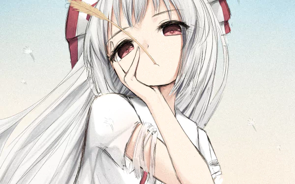 Fujiwara no Mokou Anime Touhou HD Desktop Wallpaper | Background Image