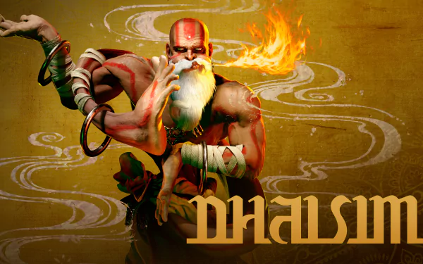 Dhalsim (Street Fighter) video game Street Fighter 6 HD Desktop Wallpaper | Background Image