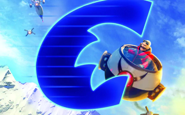 Jim Carrey Doctor Eggman movie Sonic The Hedgehog 2 HD Desktop Wallpaper | Background Image