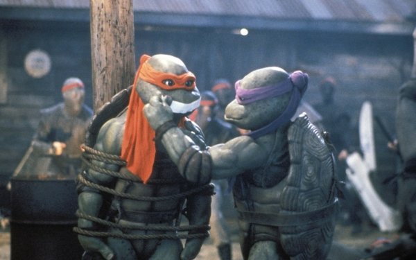 Movie Teenage Mutant Ninja Turtles II: The Secret of the Ooze Donatello Ninja Michelangelo Turtle HD Wallpaper | Background Image