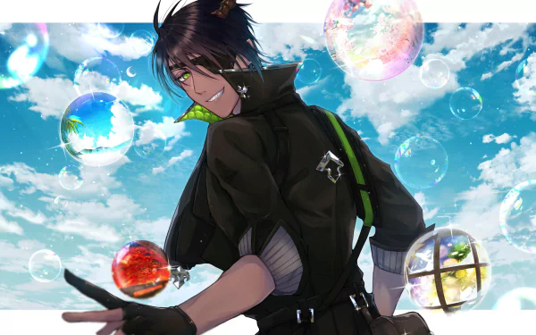 Holostars Aragami Ouga Anime Virtual Youtuber HD Desktop Wallpaper | Background Image