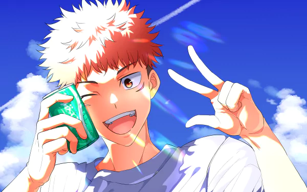 Yuji Itadori Anime Jujutsu Kaisen HD Desktop Wallpaper | Background Image