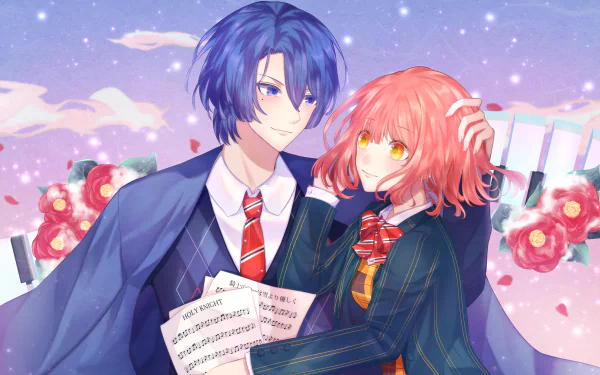 Nanami Haruka Hijirikawa Masato Anime Uta no Prince-sama HD Desktop Wallpaper | Background Image