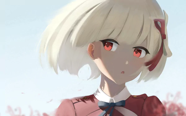 Chisato Nishikigi Anime Lycoris Recoil HD Desktop Wallpaper | Background Image