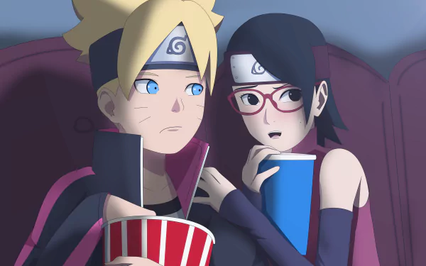 Sarada Uchiha Boruto Uzumaki Anime Boruto HD Desktop Wallpaper | Background Image