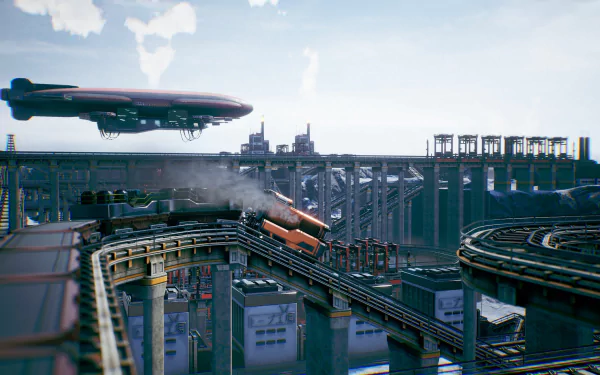 video game Railgrade HD Desktop Wallpaper | Background Image