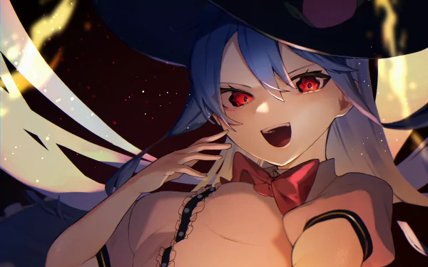 Tenshi Hinanai Anime Touhou HD Desktop Wallpaper | Background Image