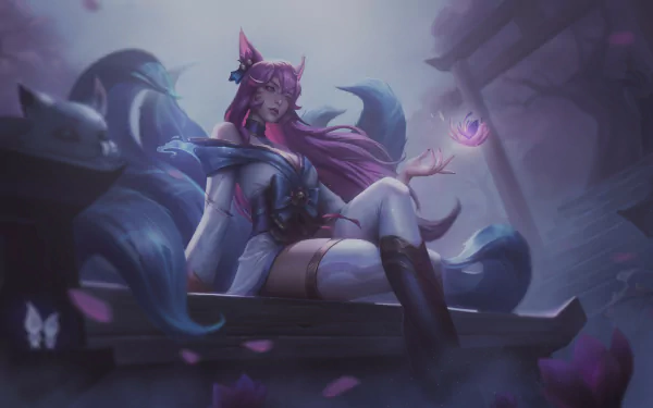 Ahri (League Of Legends) video game League Of Legends HD Desktop Wallpaper | Background Image