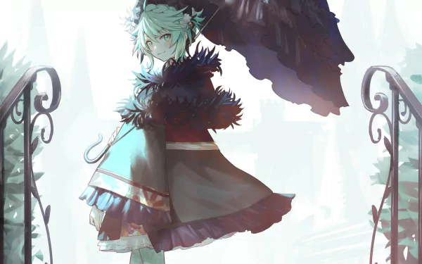 Holostars Kagami Kira Anime Virtual Youtuber HD Desktop Wallpaper | Background Image