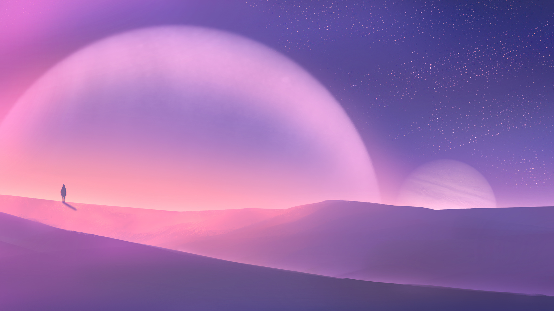 Download Sci Fi Landscape HD Wallpaper