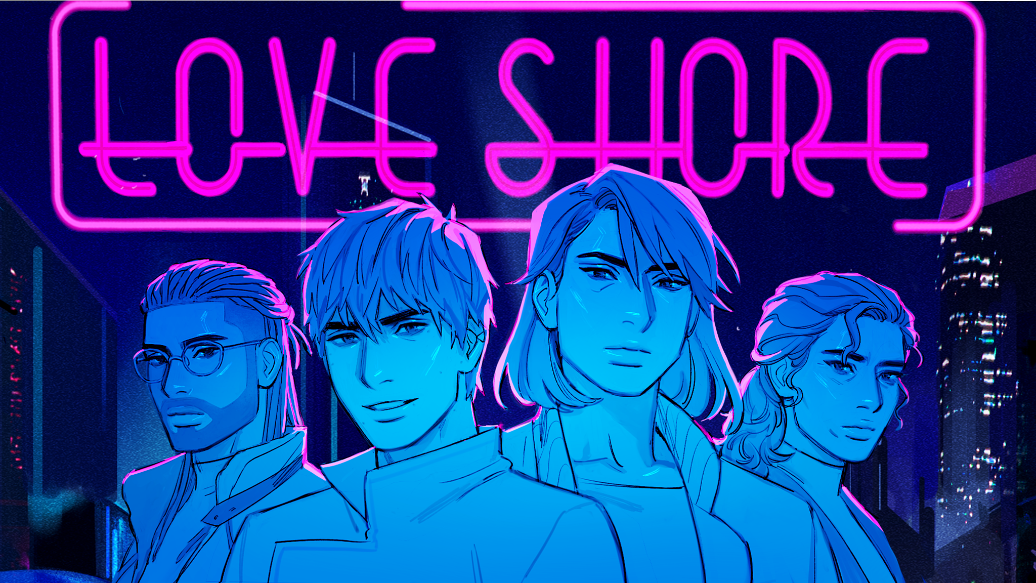 Лов гейм песня. Love Shore. Love Shore игра. Ребекка арт Cyberpunk. Love Shore игра гайд.