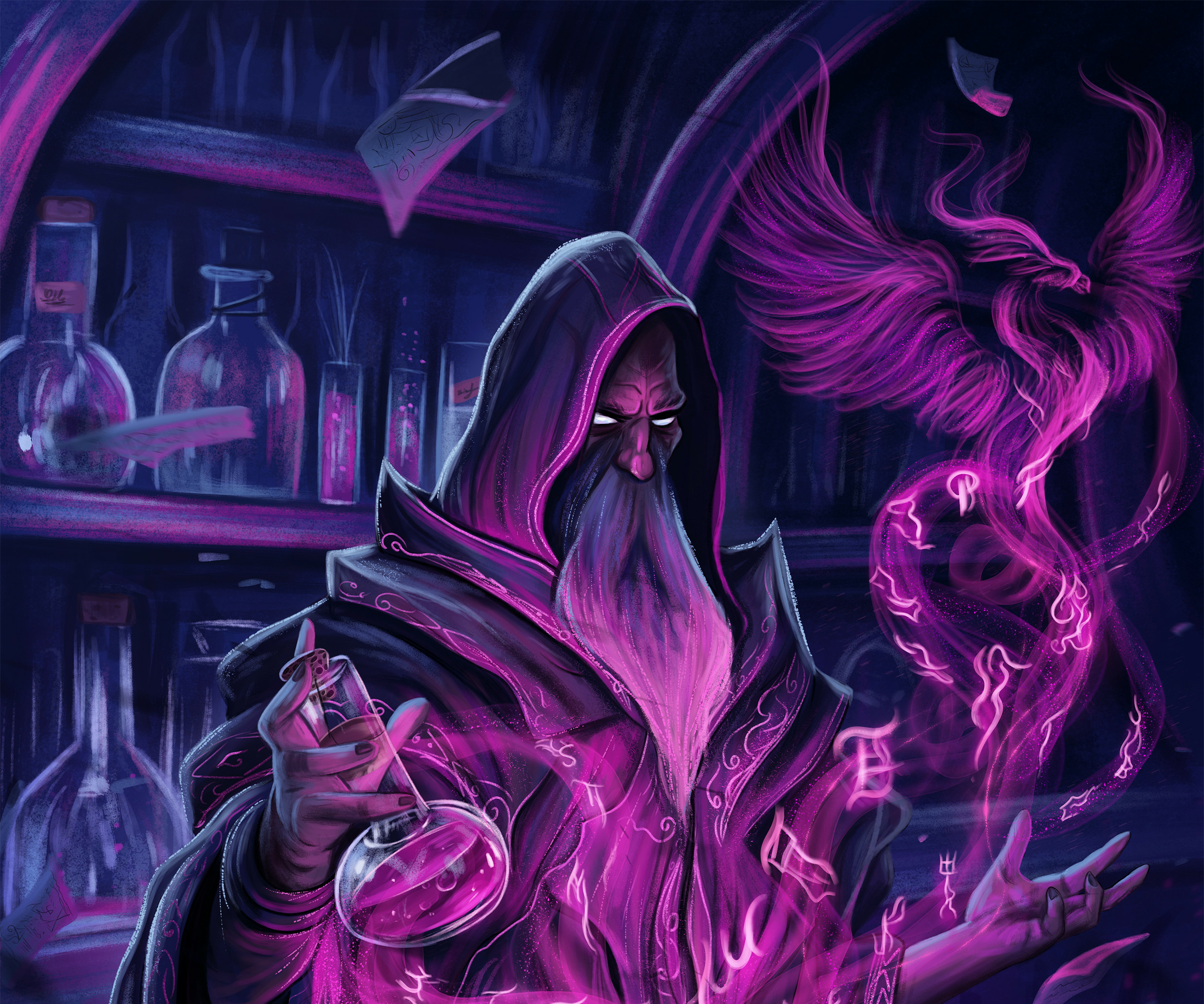 The Potions Wizard by Margaux Valonia Butet