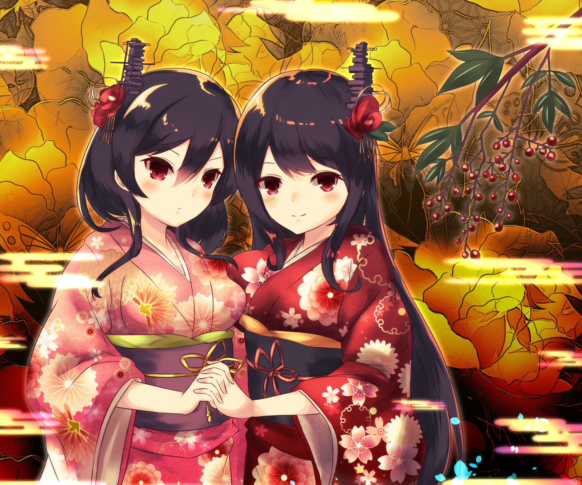 Download Fusou (Kancolle) Yamashiro (Kancolle) Anime Kantai Collection HD Wallpaper