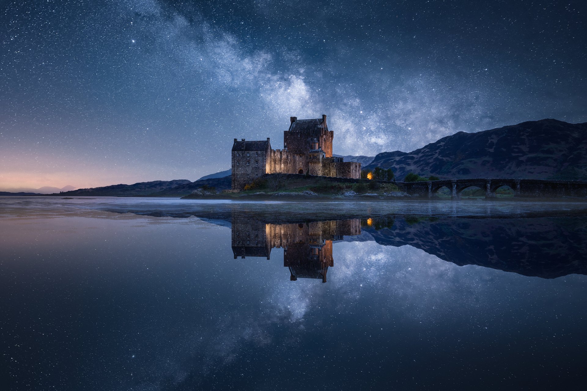 Download Scotland Man Made Eilean Donan Castle HD Wallpaper by Remo Daut