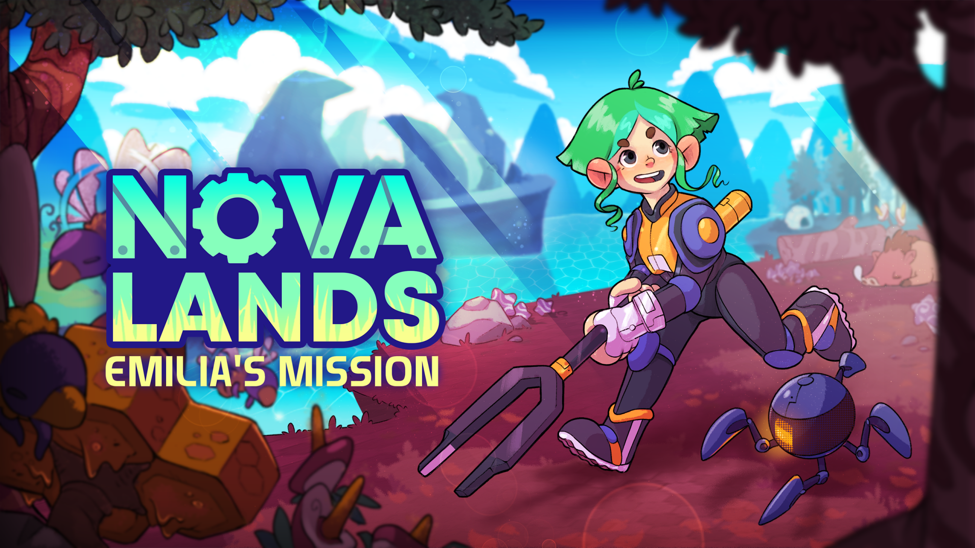Download Video Game Nova Lands: Emilia's Mission HD Wallpaper