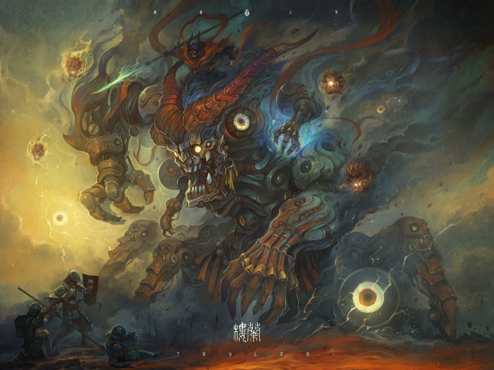 Download Fantasy Samurai 4k Ultra HD Wallpaper by CAI ZHICHAO