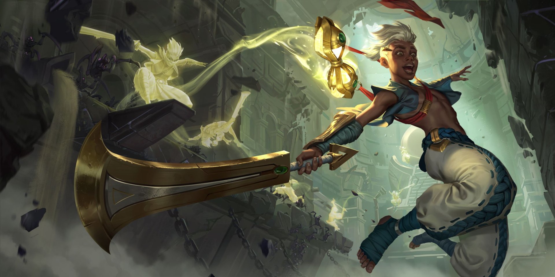 Download Ekko (League Of Legends) Video Game Legends Of Runeterra HD Wallpaper