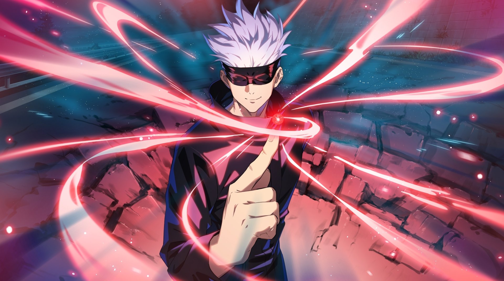 Download Satoru Gojo Anime Jujutsu Kaisen HD Wallpaper by 先輩アニメ