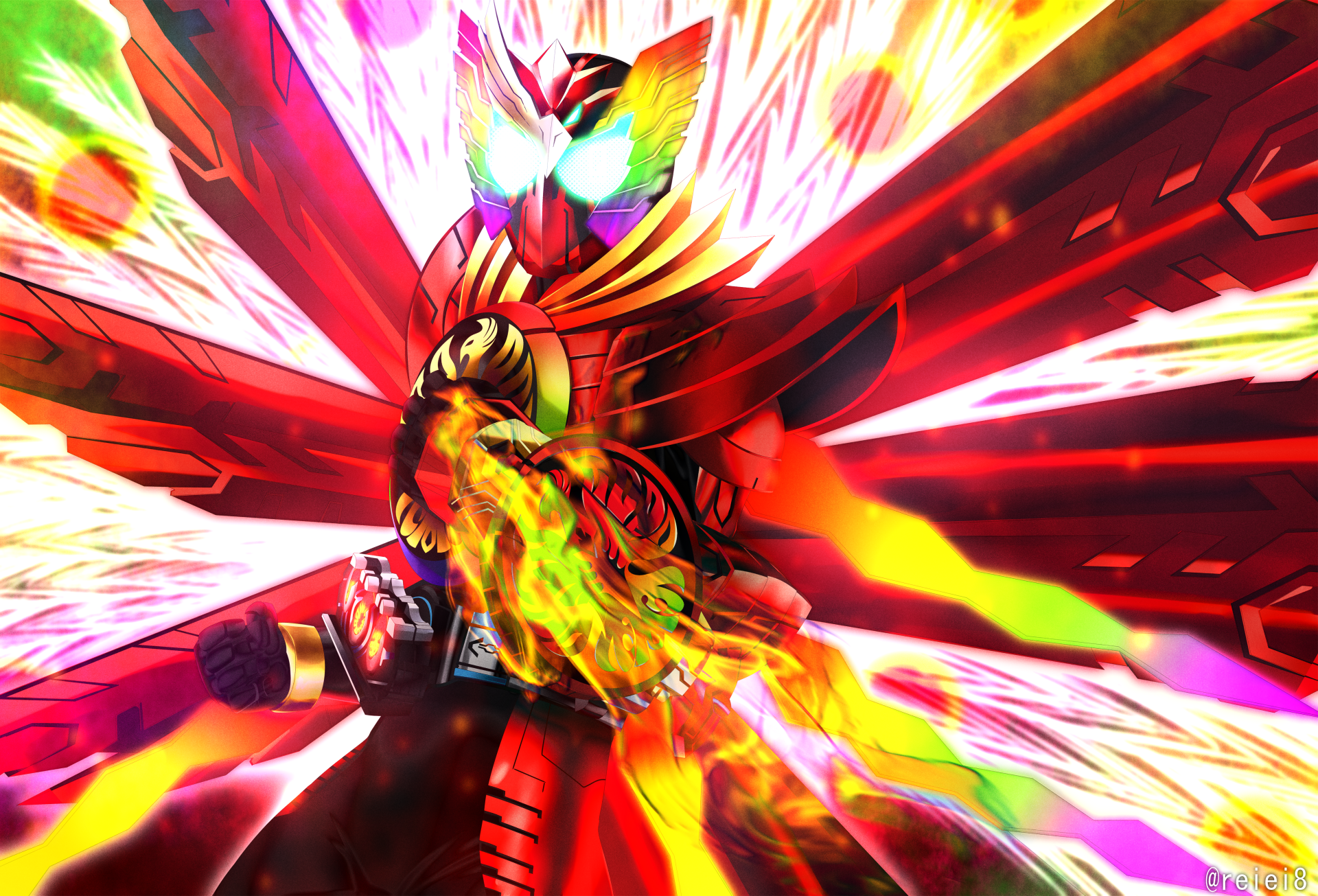 Download Anime Kamen Rider Ooo 4k Ultra HD Wallpaper