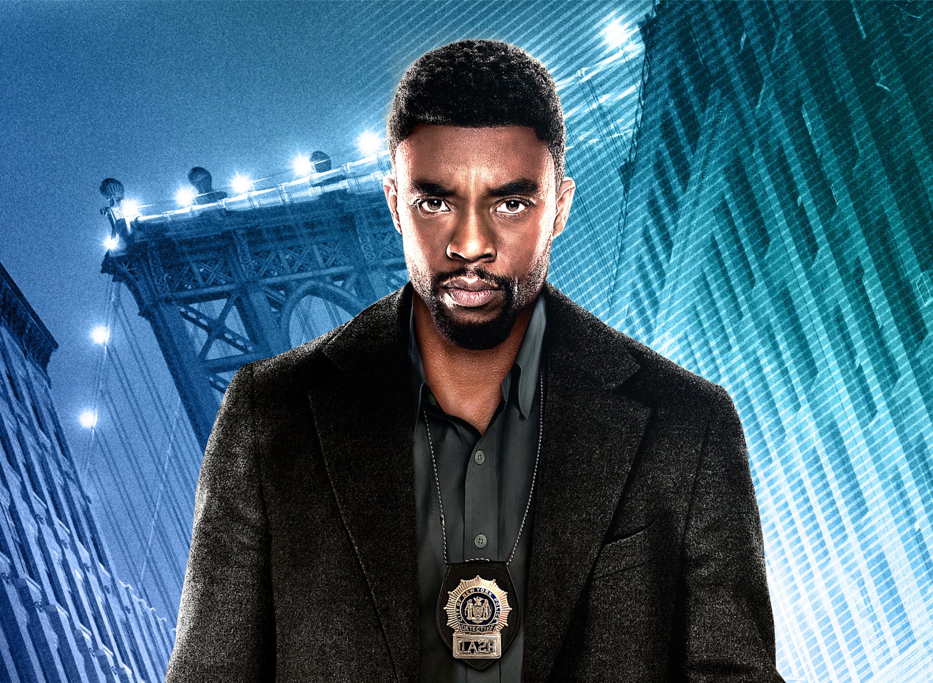 Download Chadwick Boseman Movie 21 Bridges HD Wallpaper