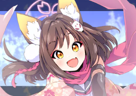 Kuda Izuna video game Blue Archive HD Desktop Wallpaper | Background Image