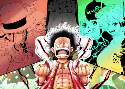 Monkey D. Luffy Anime One Piece Atlus (One Piece) Lilith (One Piece) HD Desktop Wallpaper | Background Image