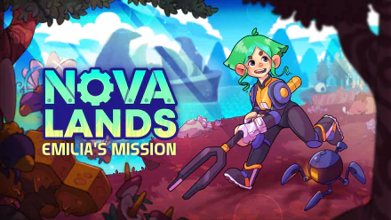 video game Nova Lands: Emilia's Mission HD Desktop Wallpaper | Background Image