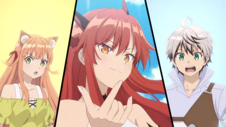 Rein Shroud (Beast Tamer) Tania (Beast Tamer) Kanade (Beast Tamer) Anime Beast Tamer HD Desktop Wallpaper | Background Image