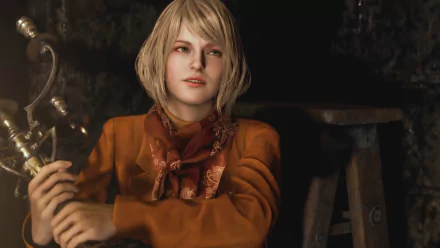 Ashley Graham (Resident Evil) video game Resident Evil 4 (2023) HD Desktop Wallpaper | Background Image